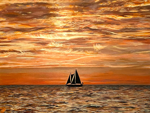 Serene Sailing Print